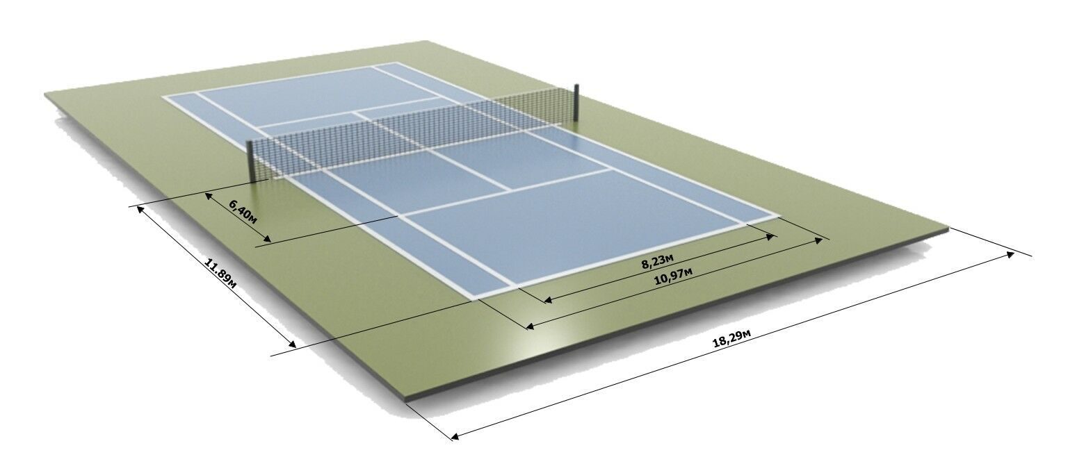 Размер корта для большого тенниса. Теннисный корт в Хэмптон-корте. Теннисный корт (⅓ площадки №25), (¼ площадки №29). Разметка теннисного корта большой теннис. Разуклонка теннисного корта.